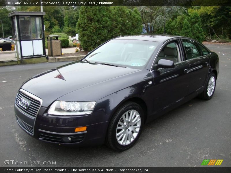 Daytona Grey Pearl / Platinum 2007 Audi A6 3.2 quattro Sedan