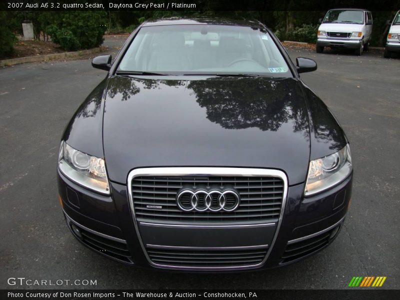 Daytona Grey Pearl / Platinum 2007 Audi A6 3.2 quattro Sedan