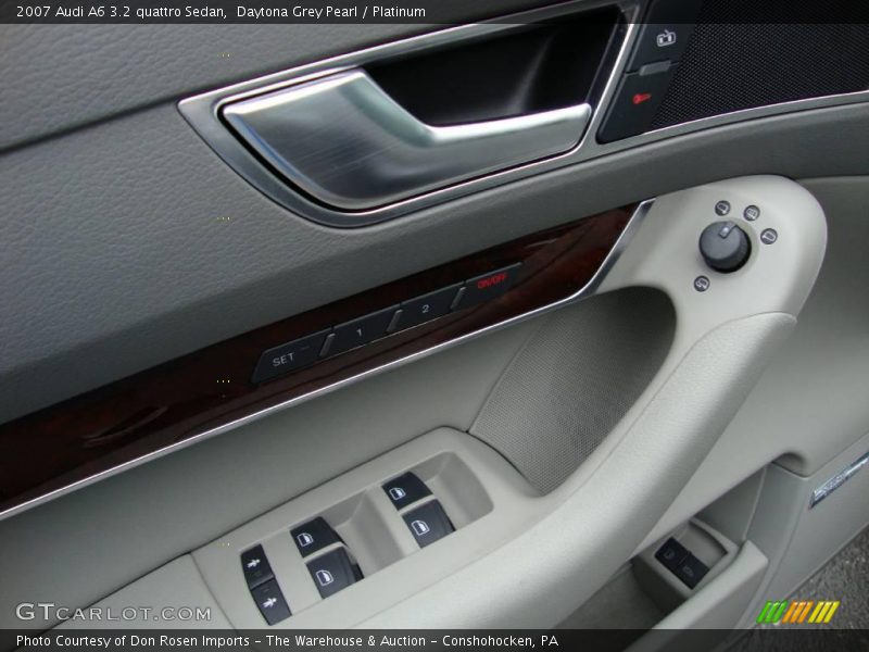 Daytona Grey Pearl / Platinum 2007 Audi A6 3.2 quattro Sedan