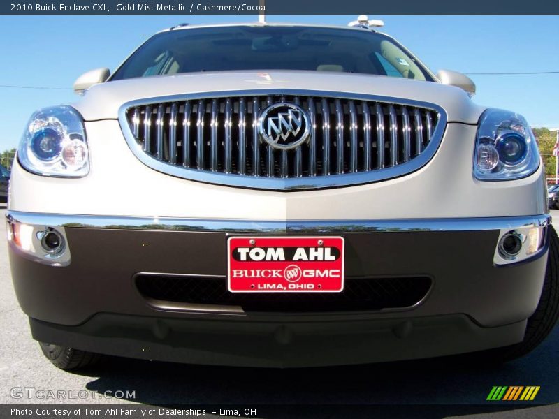 Gold Mist Metallic / Cashmere/Cocoa 2010 Buick Enclave CXL
