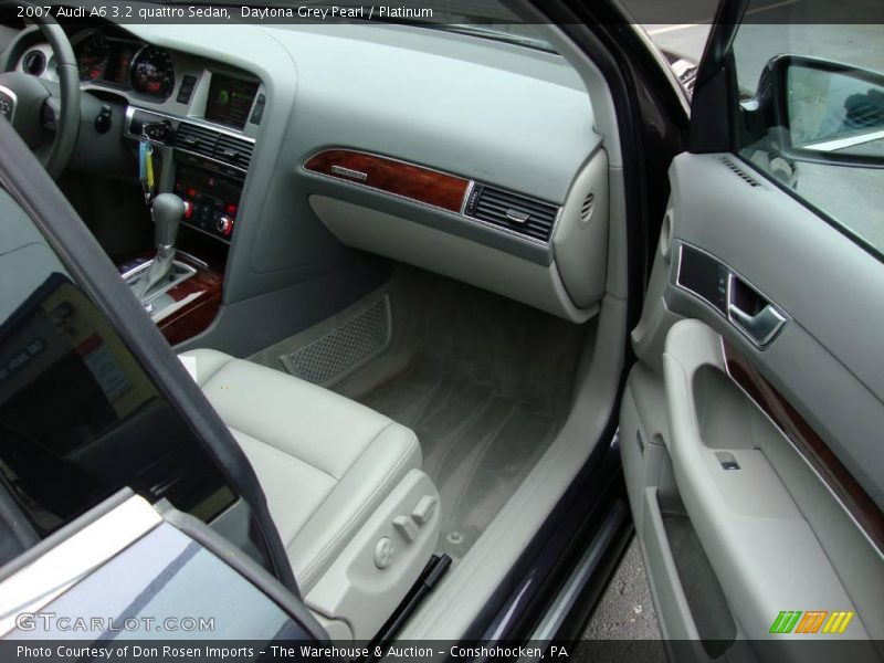 Daytona Grey Pearl / Platinum 2007 Audi A6 3.2 quattro Sedan