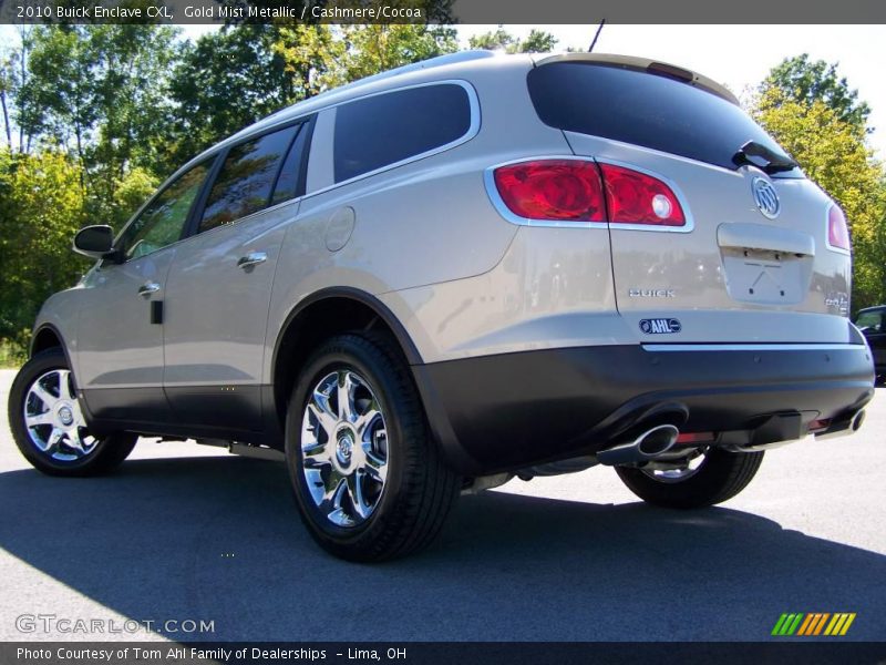 Gold Mist Metallic / Cashmere/Cocoa 2010 Buick Enclave CXL