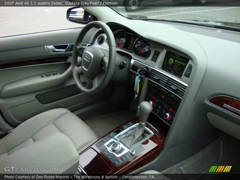 Daytona Grey Pearl / Platinum 2007 Audi A6 3.2 quattro Sedan