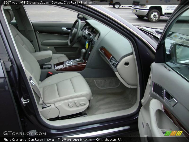 Daytona Grey Pearl / Platinum 2007 Audi A6 3.2 quattro Sedan