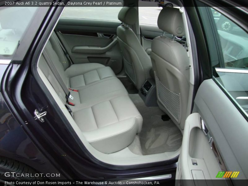 Daytona Grey Pearl / Platinum 2007 Audi A6 3.2 quattro Sedan