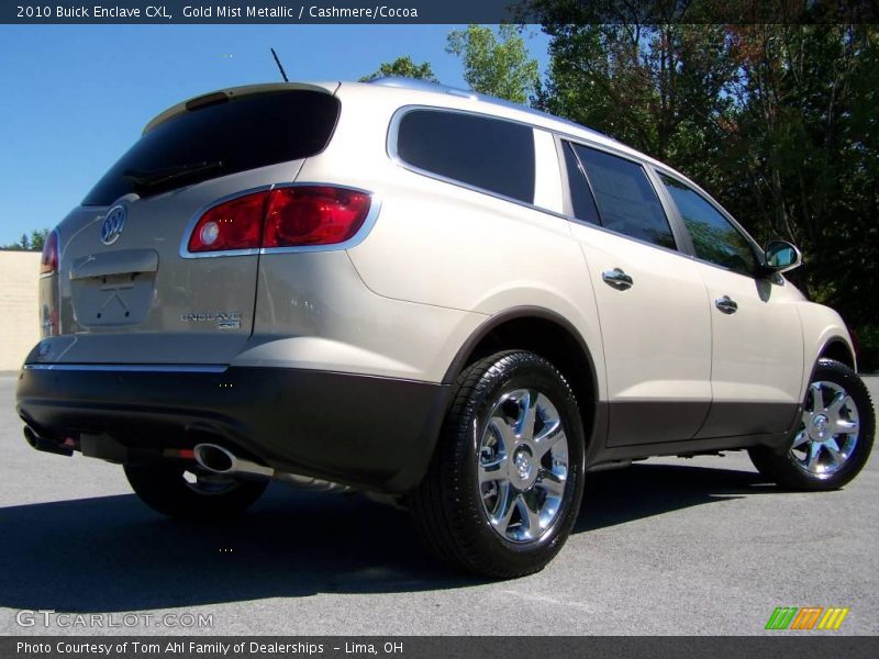 Gold Mist Metallic / Cashmere/Cocoa 2010 Buick Enclave CXL