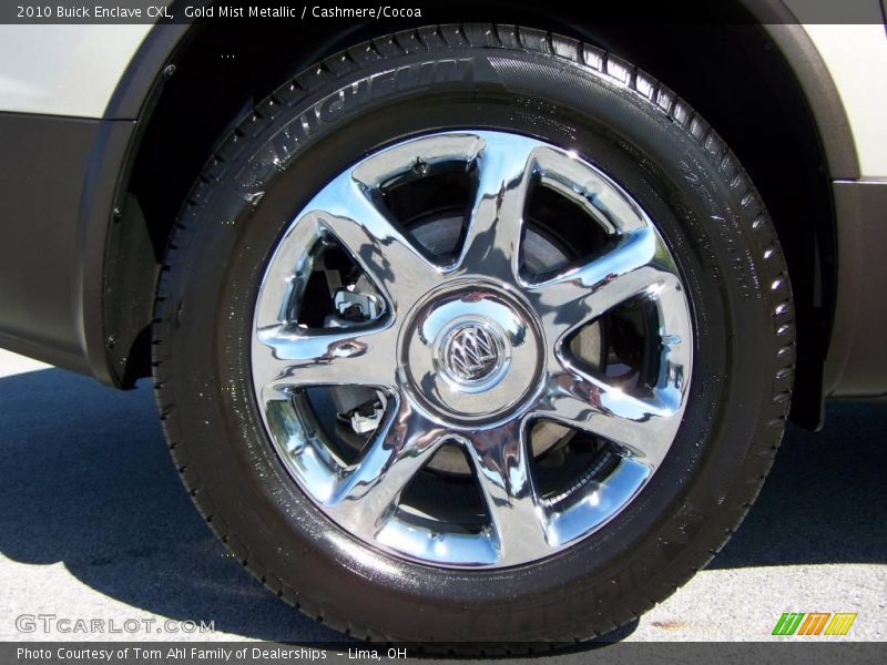 Gold Mist Metallic / Cashmere/Cocoa 2010 Buick Enclave CXL