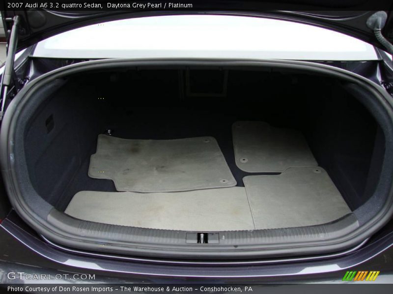 Daytona Grey Pearl / Platinum 2007 Audi A6 3.2 quattro Sedan