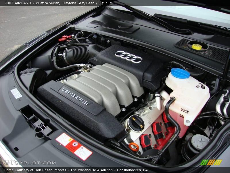 Daytona Grey Pearl / Platinum 2007 Audi A6 3.2 quattro Sedan