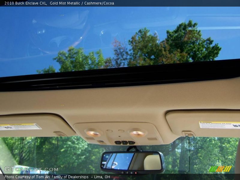 Gold Mist Metallic / Cashmere/Cocoa 2010 Buick Enclave CXL