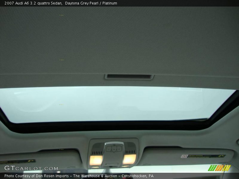 Daytona Grey Pearl / Platinum 2007 Audi A6 3.2 quattro Sedan