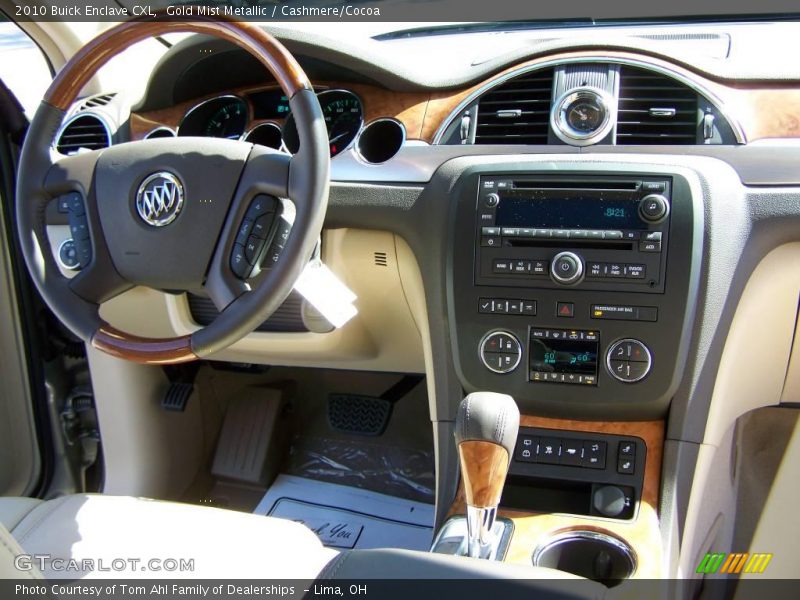 Gold Mist Metallic / Cashmere/Cocoa 2010 Buick Enclave CXL