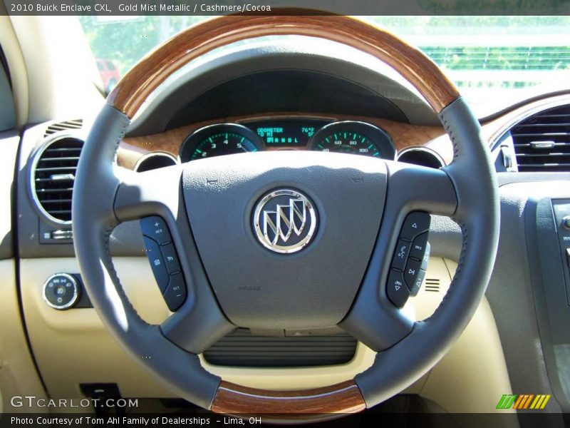 Gold Mist Metallic / Cashmere/Cocoa 2010 Buick Enclave CXL
