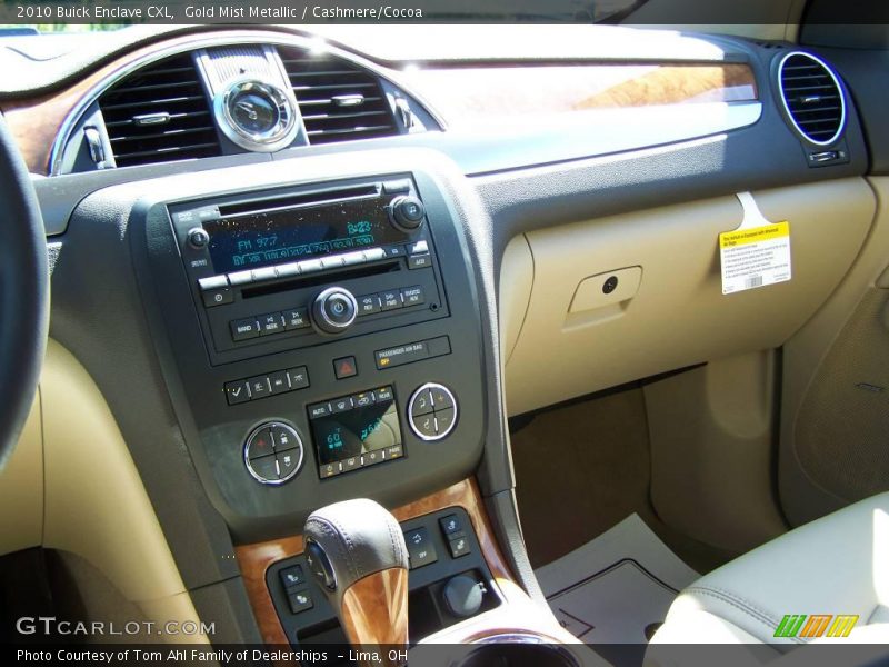 Gold Mist Metallic / Cashmere/Cocoa 2010 Buick Enclave CXL