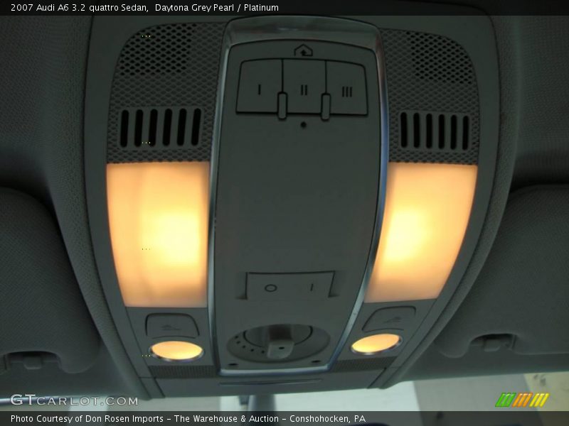 Daytona Grey Pearl / Platinum 2007 Audi A6 3.2 quattro Sedan