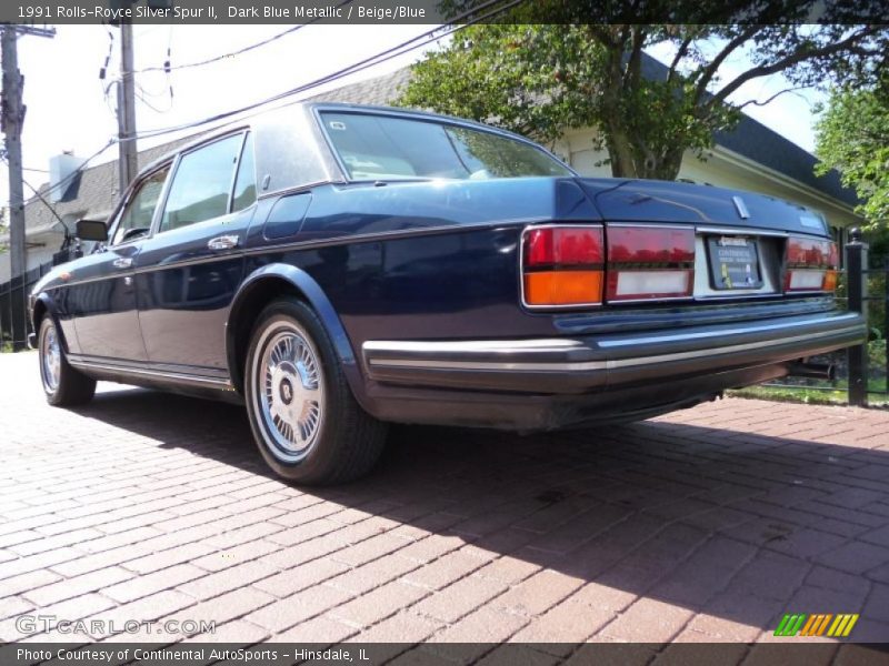 Dark Blue Metallic / Beige/Blue 1991 Rolls-Royce Silver Spur II