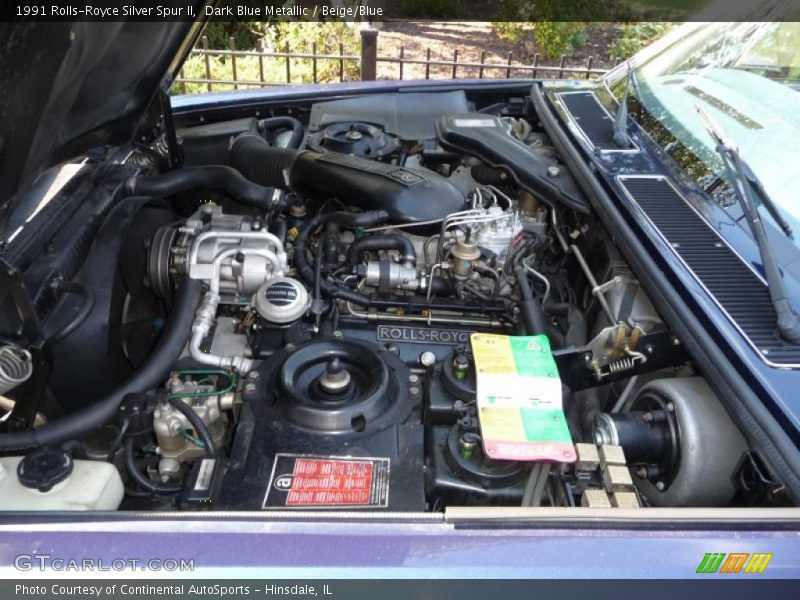 Dark Blue Metallic / Beige/Blue 1991 Rolls-Royce Silver Spur II