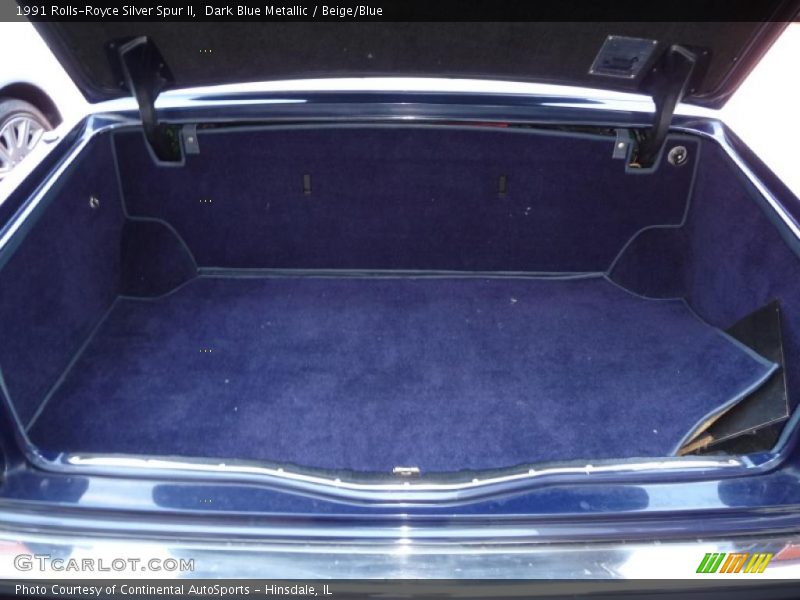 Dark Blue Metallic / Beige/Blue 1991 Rolls-Royce Silver Spur II