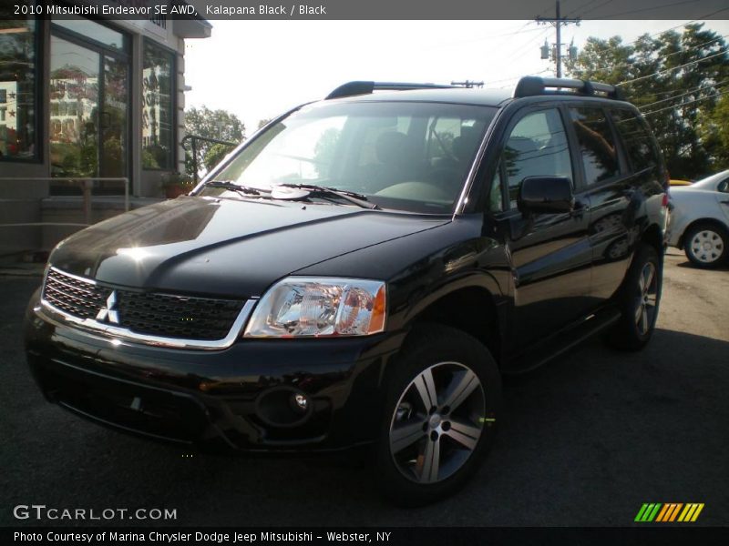 Kalapana Black / Black 2010 Mitsubishi Endeavor SE AWD