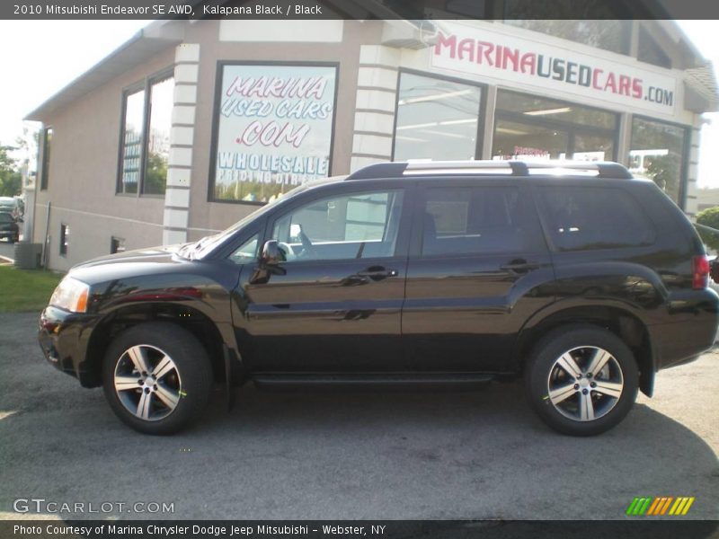 Kalapana Black / Black 2010 Mitsubishi Endeavor SE AWD
