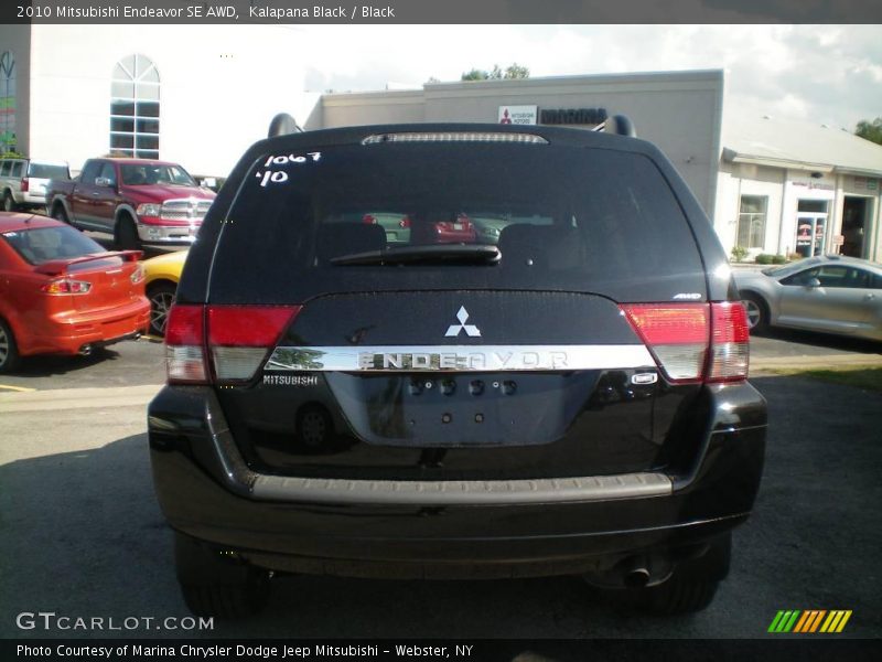 Kalapana Black / Black 2010 Mitsubishi Endeavor SE AWD