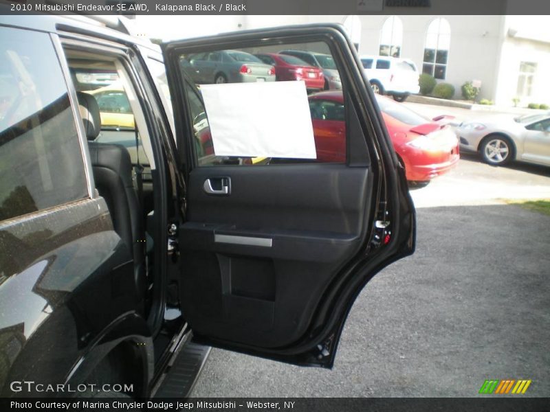 Kalapana Black / Black 2010 Mitsubishi Endeavor SE AWD