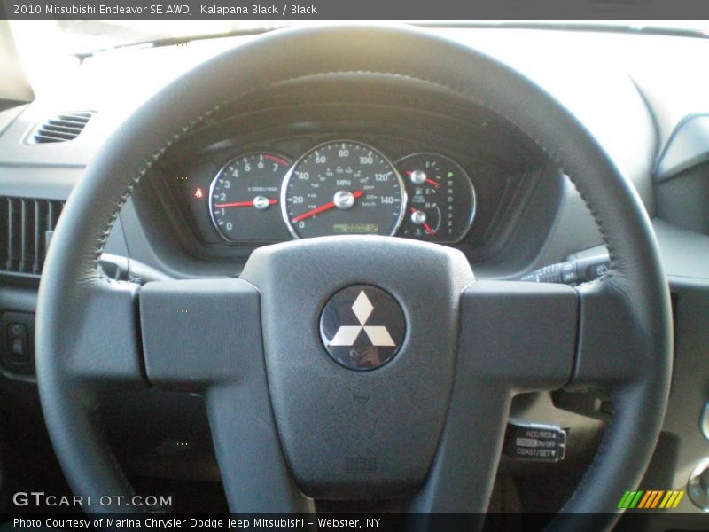 Kalapana Black / Black 2010 Mitsubishi Endeavor SE AWD
