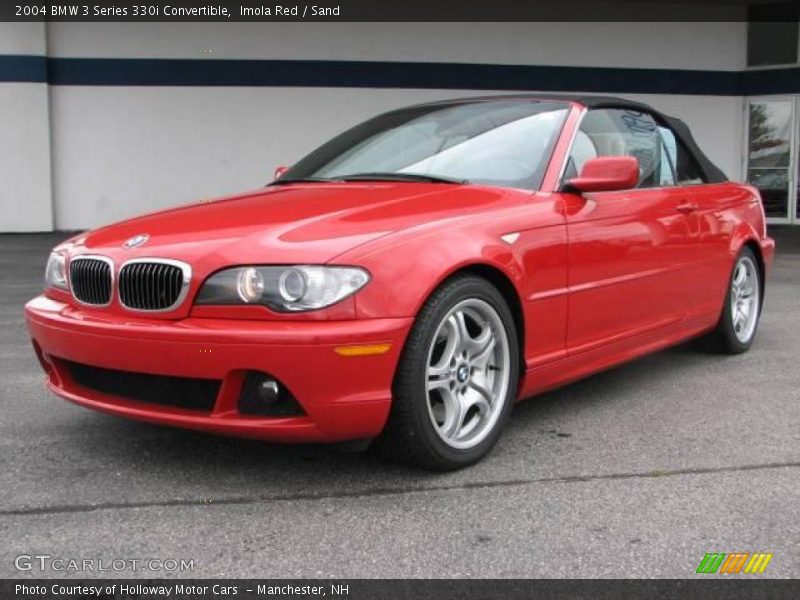 Imola Red / Sand 2004 BMW 3 Series 330i Convertible