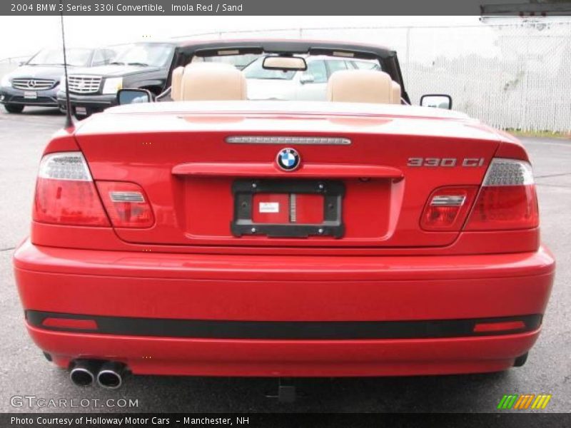 Imola Red / Sand 2004 BMW 3 Series 330i Convertible