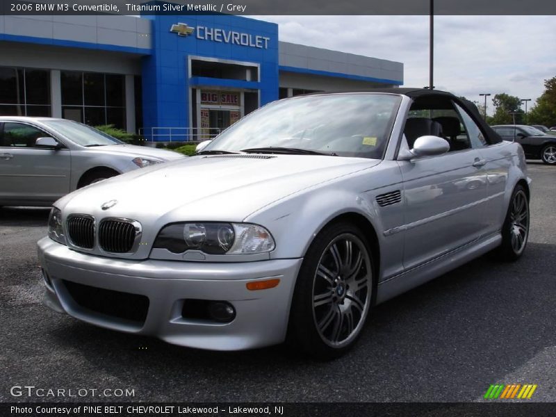 Titanium Silver Metallic / Grey 2006 BMW M3 Convertible