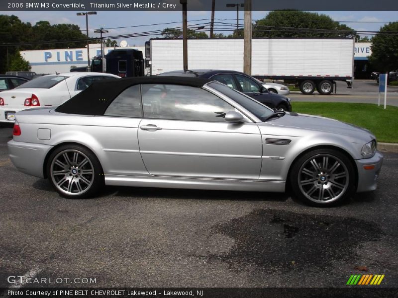 Titanium Silver Metallic / Grey 2006 BMW M3 Convertible