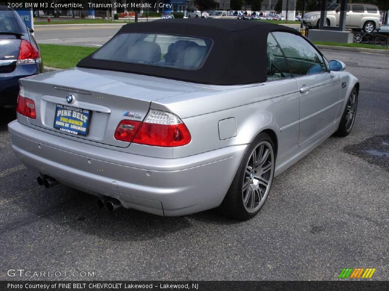 Titanium Silver Metallic / Grey 2006 BMW M3 Convertible