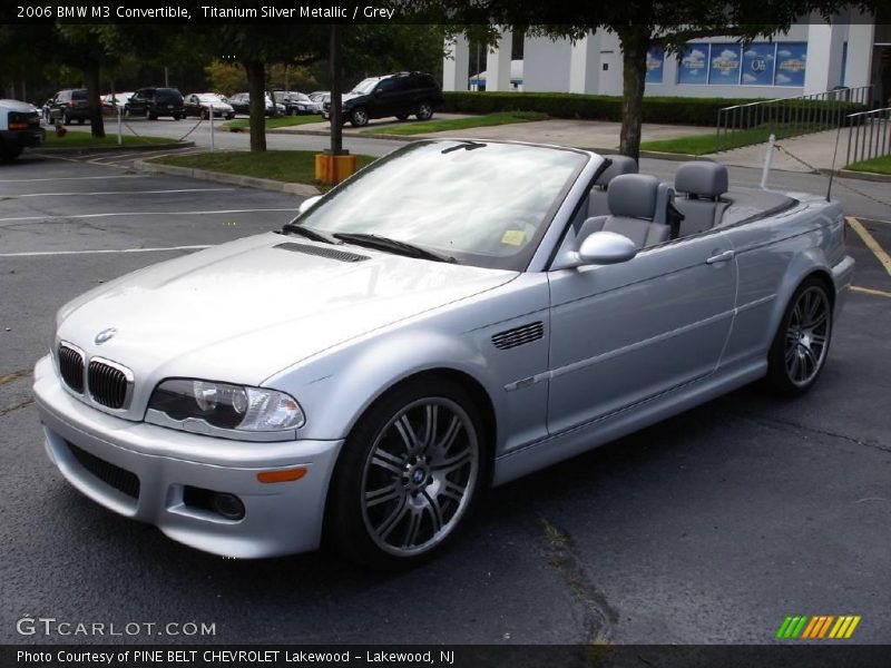 Titanium Silver Metallic / Grey 2006 BMW M3 Convertible