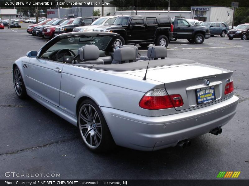 Titanium Silver Metallic / Grey 2006 BMW M3 Convertible