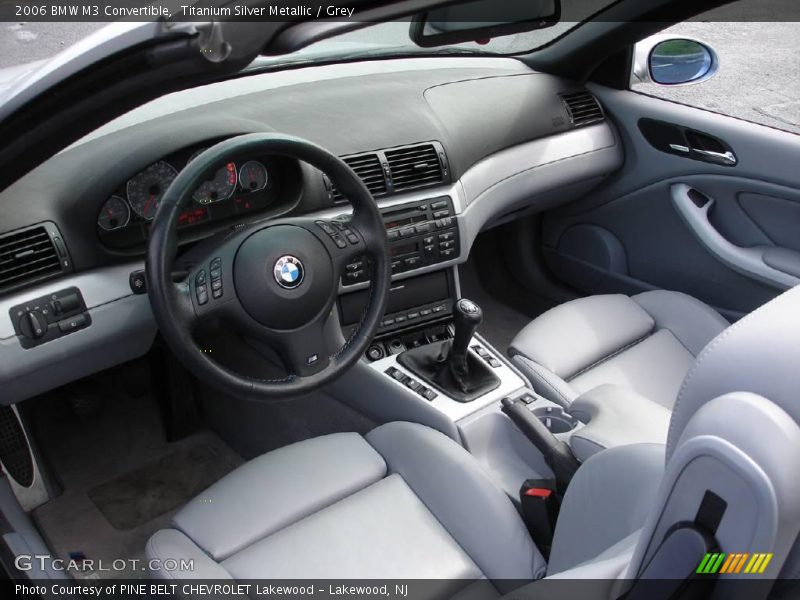 Titanium Silver Metallic / Grey 2006 BMW M3 Convertible