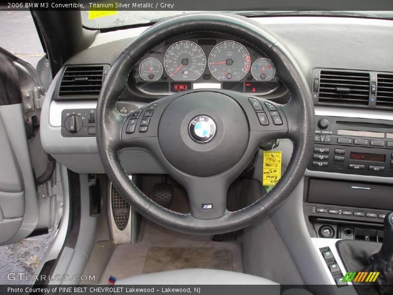 Titanium Silver Metallic / Grey 2006 BMW M3 Convertible