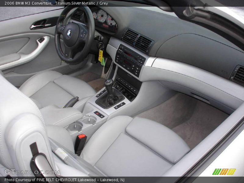 Titanium Silver Metallic / Grey 2006 BMW M3 Convertible