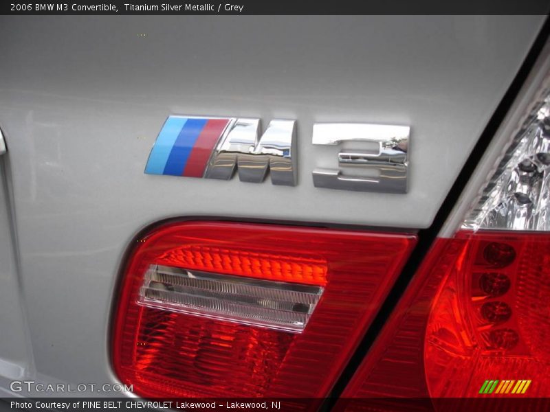 Titanium Silver Metallic / Grey 2006 BMW M3 Convertible