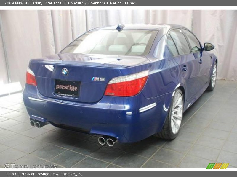 Interlagos Blue Metallic / Silverstone II Merino Leather 2009 BMW M5 Sedan