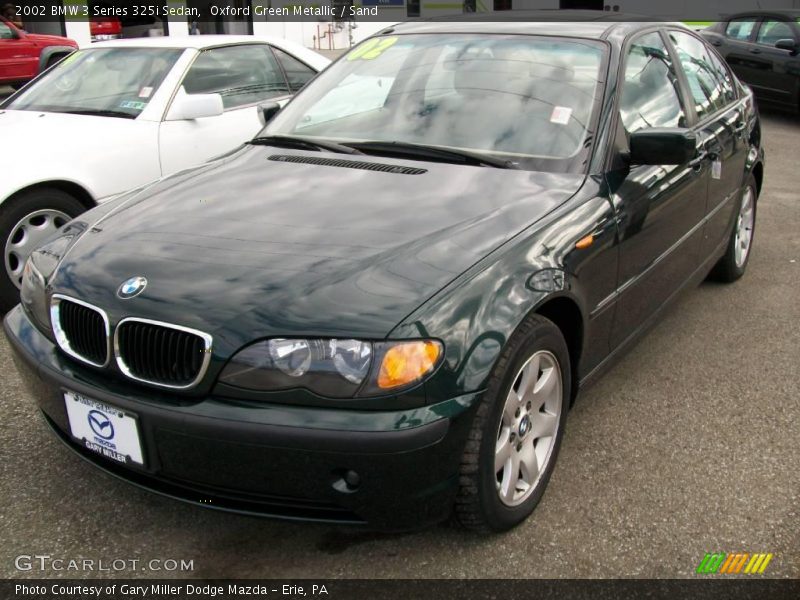 Oxford Green Metallic / Sand 2002 BMW 3 Series 325i Sedan