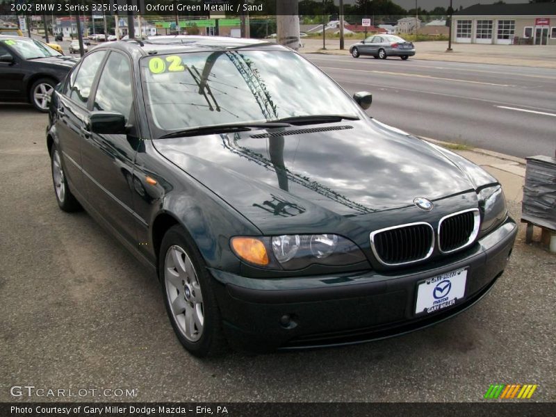 Oxford Green Metallic / Sand 2002 BMW 3 Series 325i Sedan