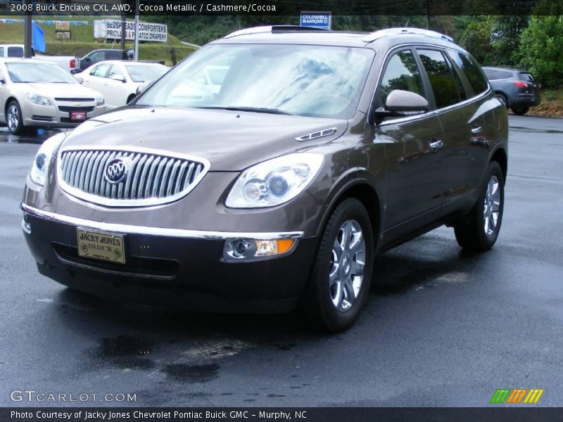 Cocoa Metallic / Cashmere/Cocoa 2008 Buick Enclave CXL AWD