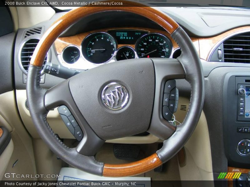 Cocoa Metallic / Cashmere/Cocoa 2008 Buick Enclave CXL AWD