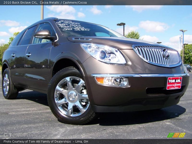 Cocoa Metallic / Cashmere/Cocoa 2010 Buick Enclave CXL