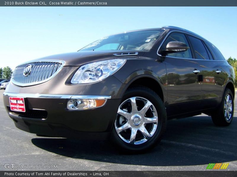 Cocoa Metallic / Cashmere/Cocoa 2010 Buick Enclave CXL