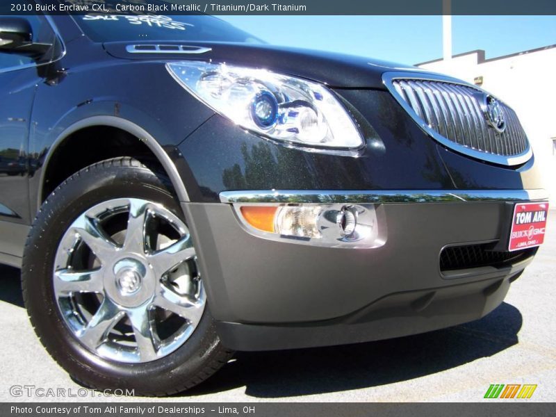 Carbon Black Metallic / Titanium/Dark Titanium 2010 Buick Enclave CXL