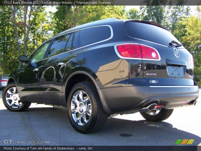 Carbon Black Metallic / Titanium/Dark Titanium 2010 Buick Enclave CXL