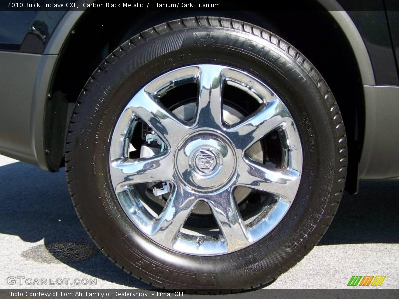 Carbon Black Metallic / Titanium/Dark Titanium 2010 Buick Enclave CXL