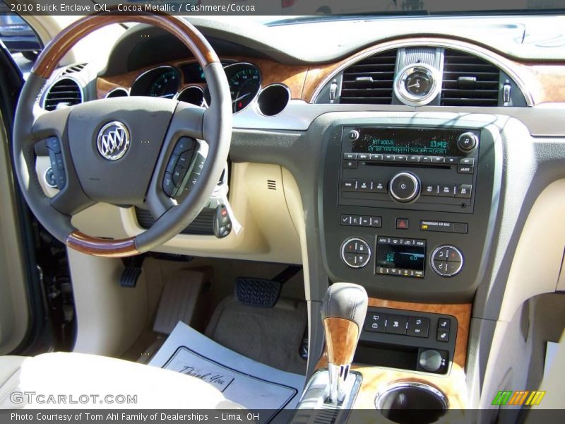 Cocoa Metallic / Cashmere/Cocoa 2010 Buick Enclave CXL