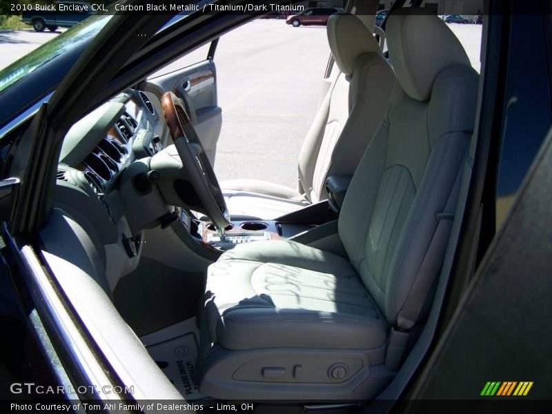 Carbon Black Metallic / Titanium/Dark Titanium 2010 Buick Enclave CXL